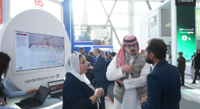 e& enterprise booth at leap 2025